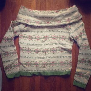 Boatneck Snowflake Sweater The Limited Size Large